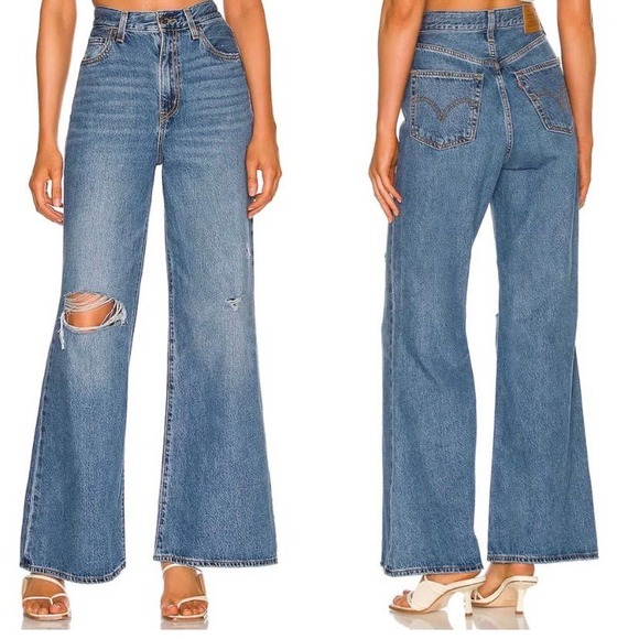 Levi's Denim - NWT Levi’s High Loose Flare Jeans in Take Notes Size 27